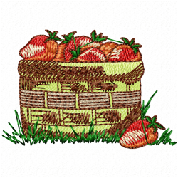 Apple Embroidery Design 5